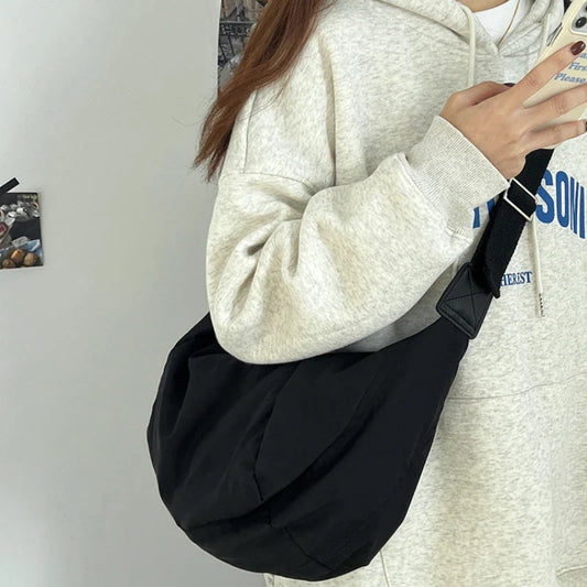Fashion Women's Large Capacity Crossbody Shoulder Bag – Casual, Simple & Versatile Down Cotton Design