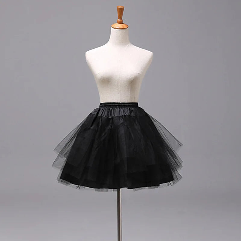 Flower Girls Petticoat Underskirt - Lolita Tutu Skirt for Cosplay, Ballet & Party Dresses