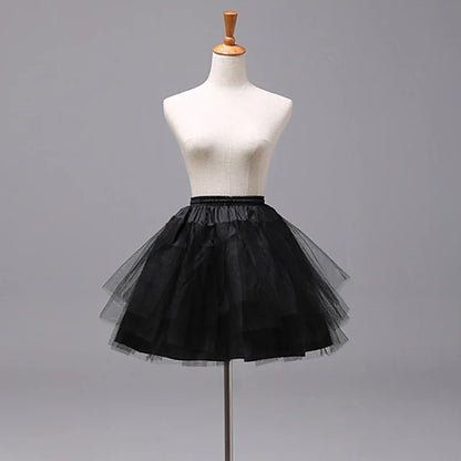 Flower Girls Petticoat Underskirt - Lolita Tutu Skirt for Cosplay, Ballet & Party Dresses