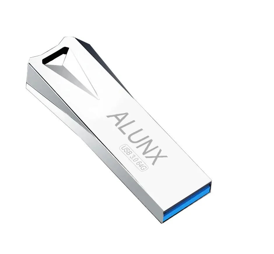 ALUNX USB 3.0 Flash Drive – 4GB/8GB/16GB/32GB/64GB/128GB Metal USB Pendrive Memory Stick