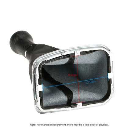 Premium 5-Speed Gear Shift Knob Gaiter Set for VW Golf Bora Jetta GTi MK4 ( 1999 2000 2001 2002 2003 2004 ) - PU Leather