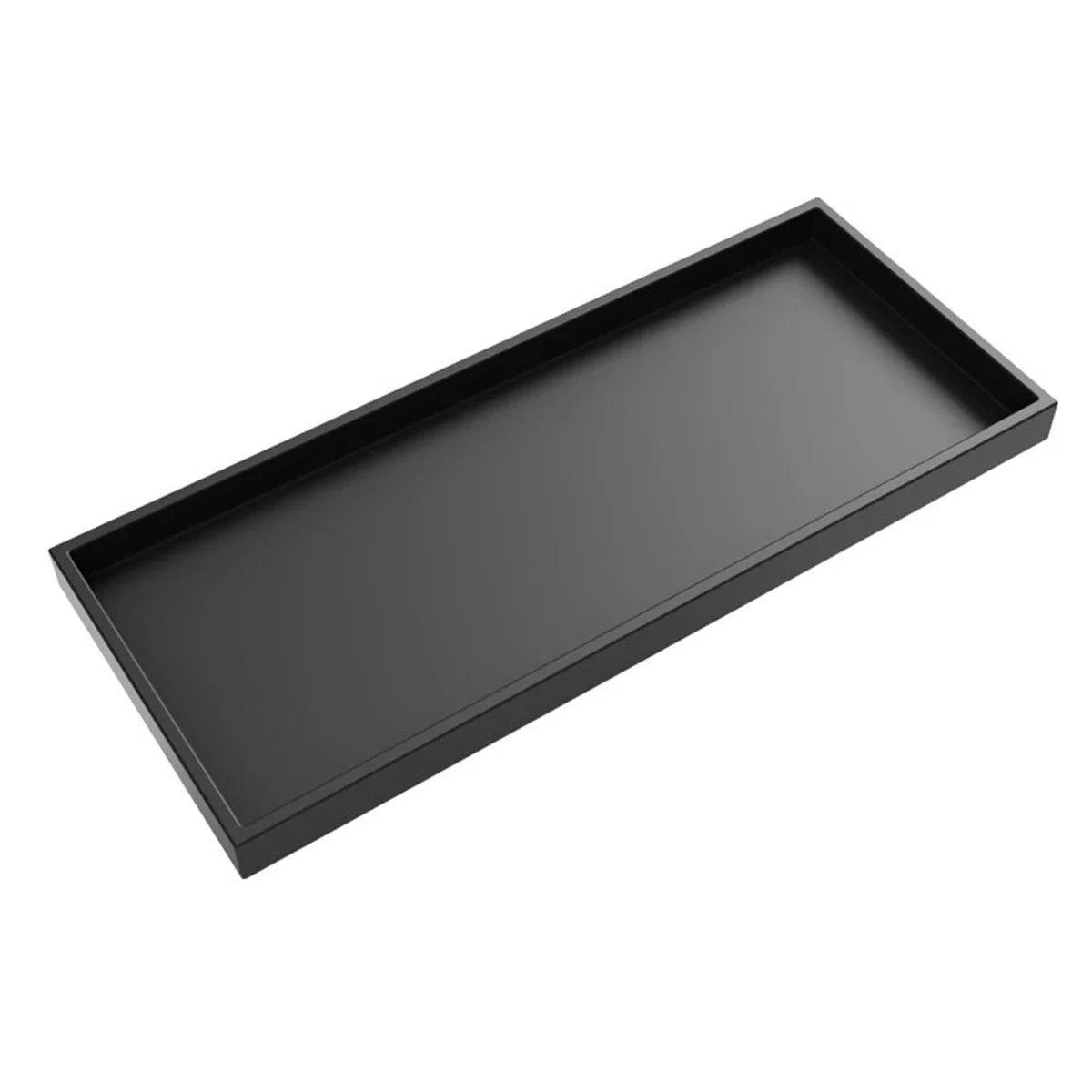 Silicone Bathroom Counter Tray – Vanity Organizer for Soap, Dispensers & Dressing Table Storage