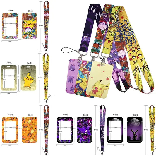 Pikachu Neck Strap Lanyard for Keys – ID Badge Holder, Keychain, Key Rings, Fashion Accessory Gift