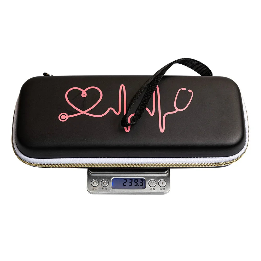 3M Littmann Classic III Stethoscope Case – Hard EVA Portable Storage Box with Mesh Pockets