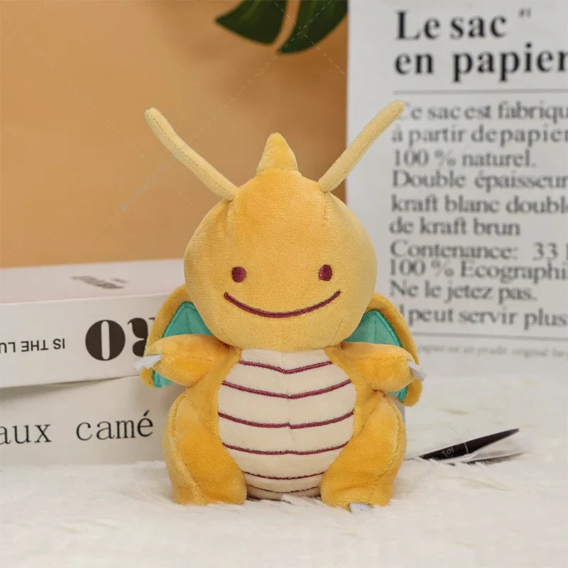 Pokémon Plush Set – Cute Oddish, Charmander, Ditto, Lapras, Dragonite, Magnemite & Omanyte Stuffed Dolls, Birthday & Christmas Gifts