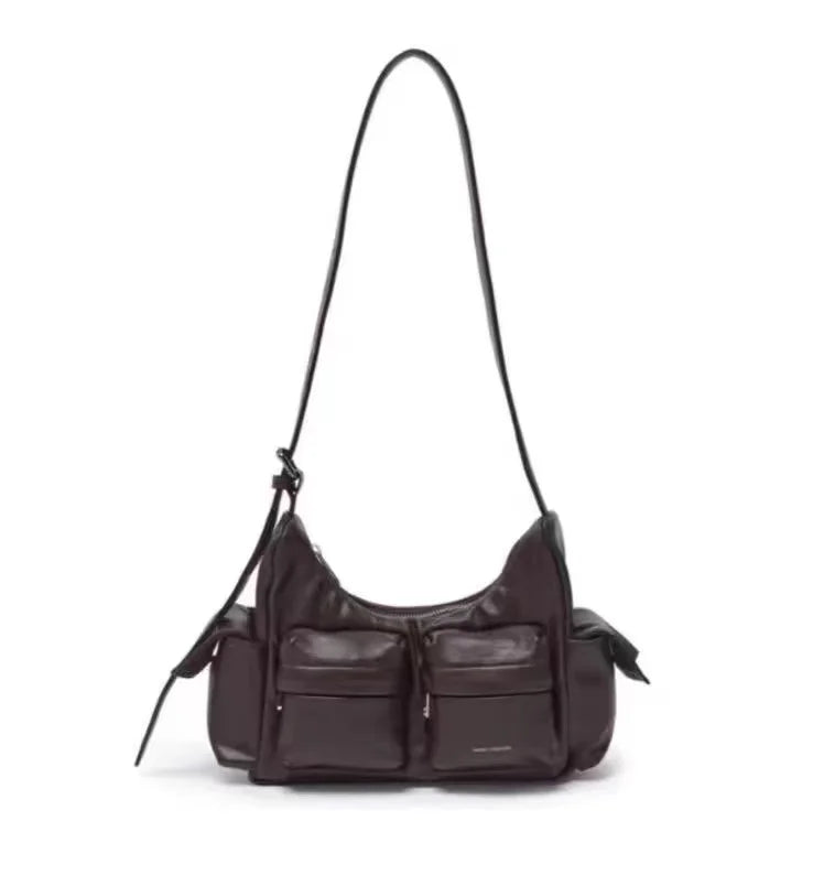 SAMO ONDOH Korean Medium Motorbike Crossbody Bag – Same Style as Song Yuqi
