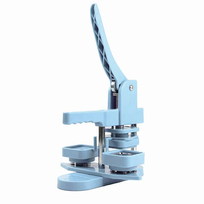 50x50mm Square Badge Press Machine - Rotating Manual for Refrigerator Magnets, Business Gifts, Home & Office Use