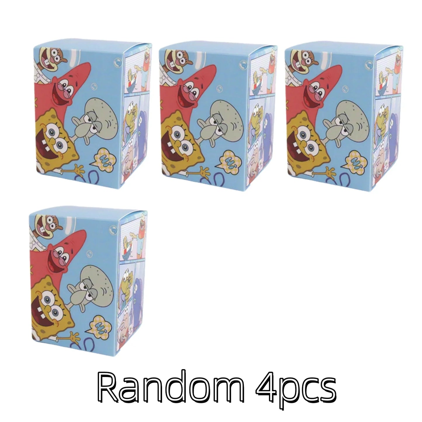 SpongeBob Blind Box Figure - Bikini Bottom Sitting Fish Car Ornament & Cute Desktop Collectible Gift