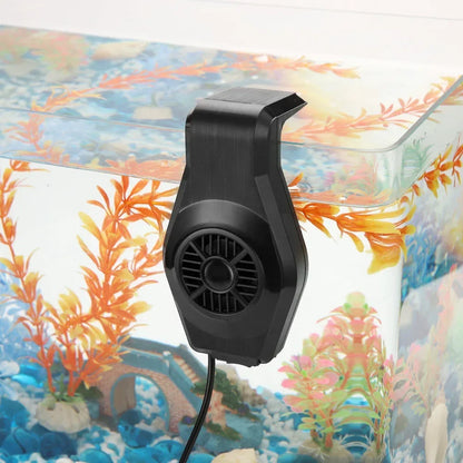 USB Fish Tank Cooling Fan – Mini Powerful Fan with Speed Regulation for Heat Dissipation in Shrimp & Grass Tanks