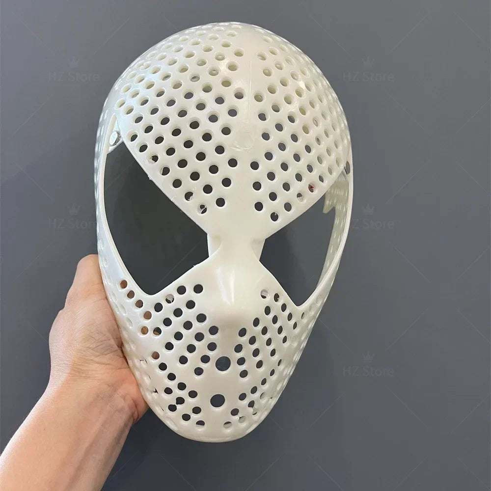 Tobey Maguire Spider-Man Face Shell with Lenses – ABS Material DIY Mask Accessory for Halloween Cosplay