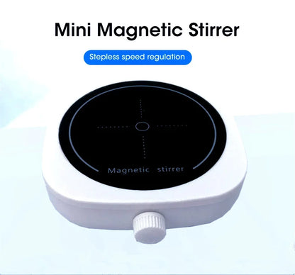 Portable 1L Magnetic Stirrer 4000RPM — Mini Lab & Kitchen Liquid Mixer/Stirring Plate