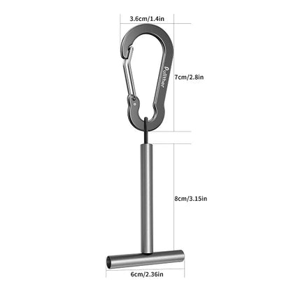 Pullther Fly Fishing Tippet Line Holder – Durable Aluminum Spool Storage for Leader & Tippet Spools