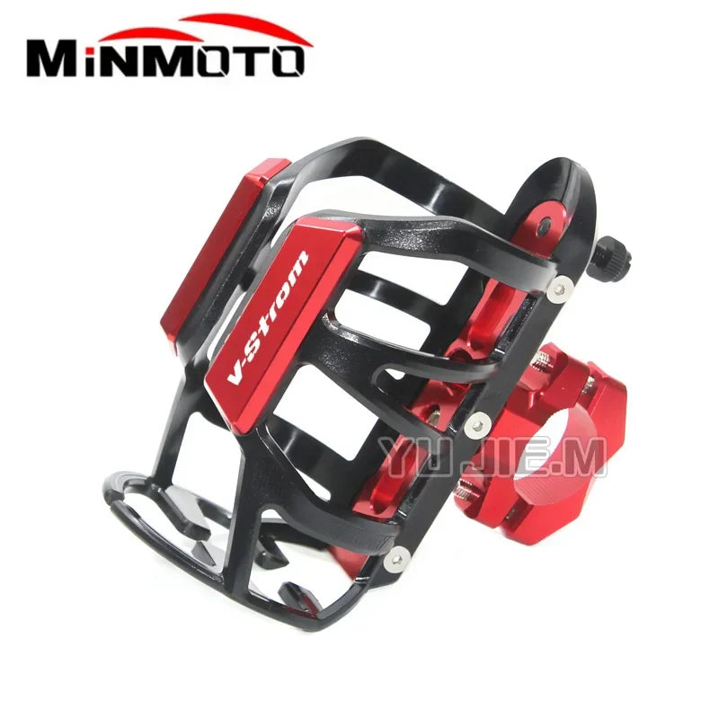 Motorcycle Drink Cup Holder for V-Strom DL 250/650/800/1000/1050XT – Water Bottle Beverage Mount Accessory for Bikes