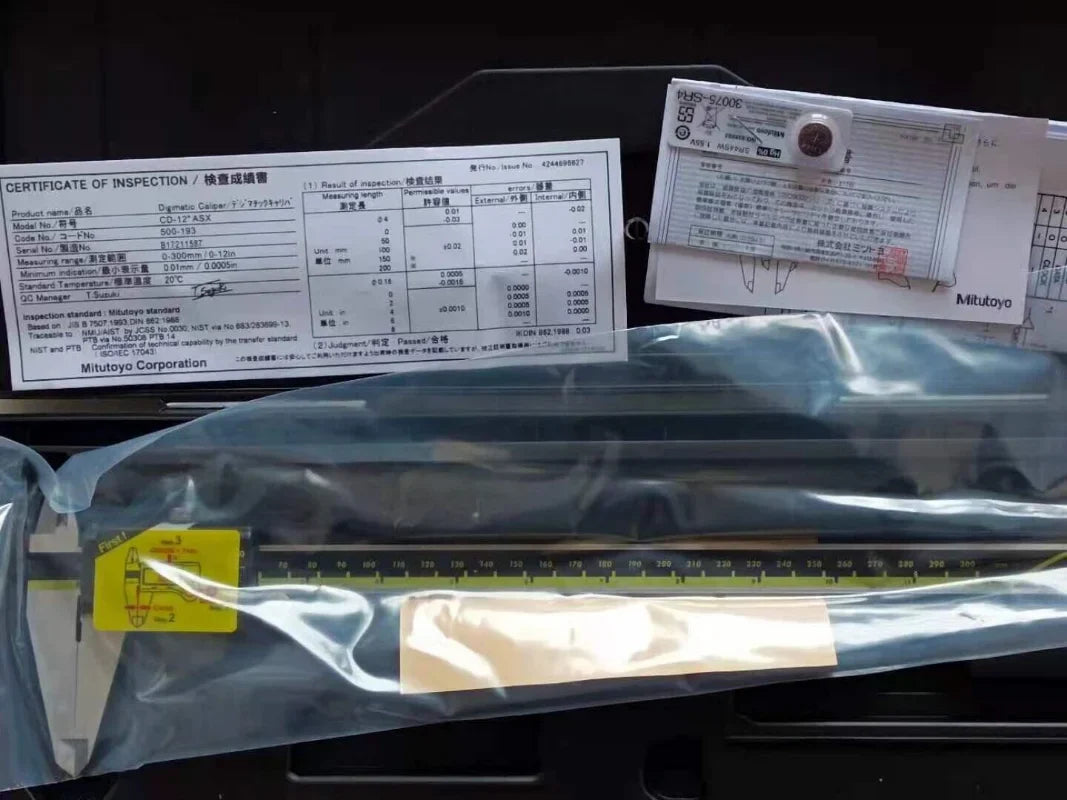 Mitutoyo Japan 500-196-20 — 150mm/6" Absolute Digital Digimatic Vernier Caliper