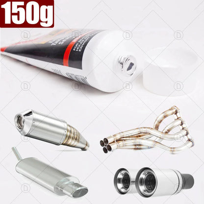 High-Temperature Sealant Paste Glue - Car Exhaust Pipe, Tailpipe, Muffler & Motorcycle Repair Tool for Automotive Metal