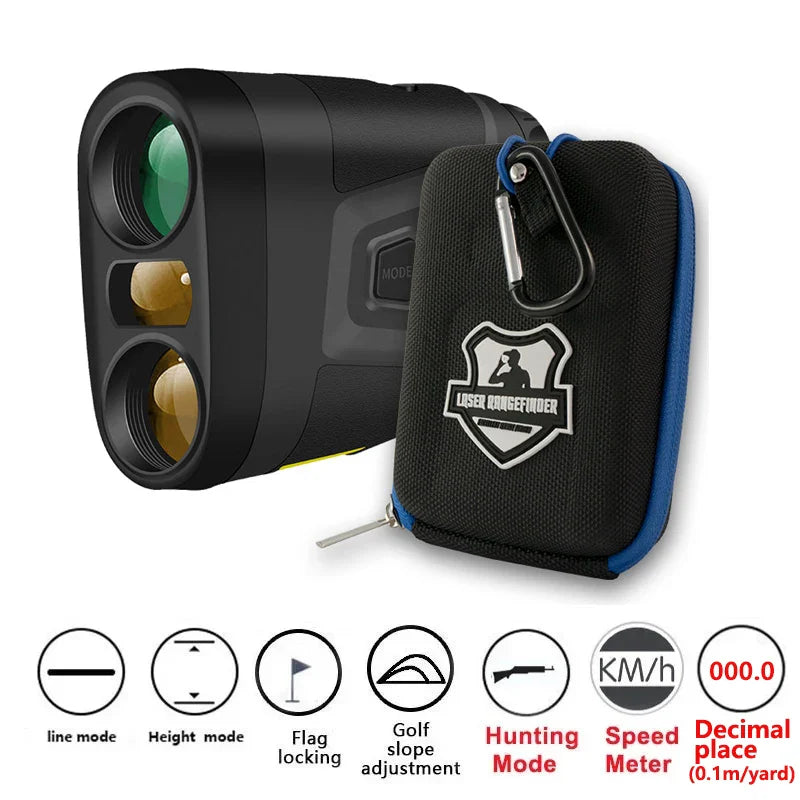 ARTBULL Golf Laser Rangefinder 1000M Telescope with Flag-Lock Slope and Pin Distance Meter for Hunting Monocular