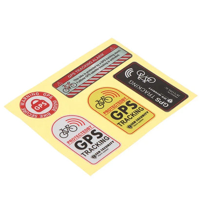 Bicycle & Motorcycle GPS Anti-Theft Sticker – Reflective Waterproof Tracking Warning Paster, Scooter & Bike Accessory
