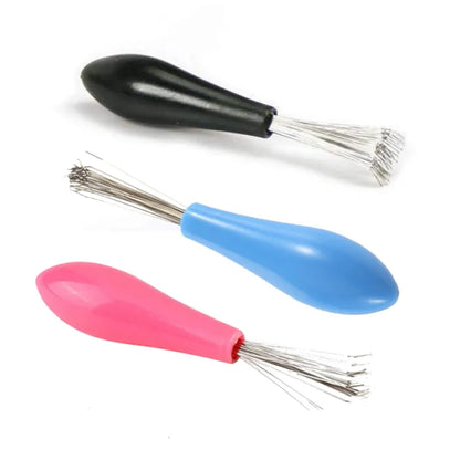 2PCS Hair Brush Cleaner - Plastic Handle Cleaning Brush for Embedded Comb and Beauty Tools