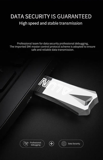 ALUNX USB 3.0 Flash Drive – 4GB/8GB/16GB/32GB/64GB/128GB Metal USB Pendrive Memory Stick