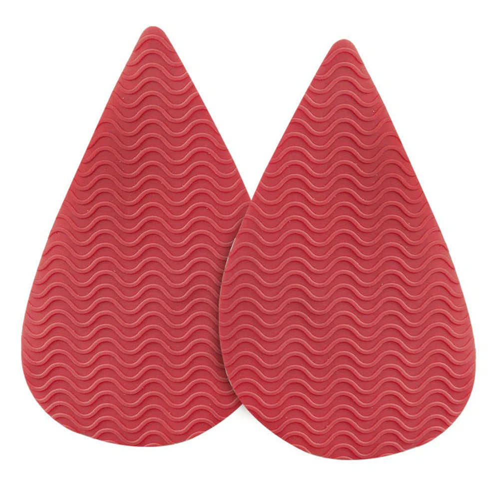 Rubber Shoe Sole Protector - Wear-Resistant Non-Slip Forefoot Mat, Self-Adhesive High Heel Cushion Pads
