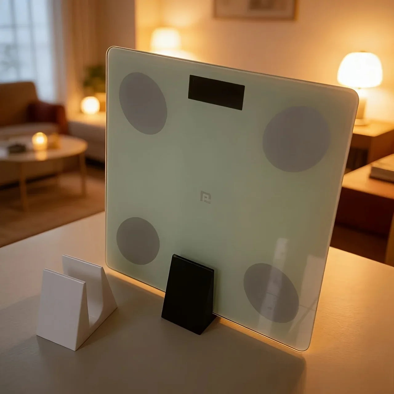 Body Fat Scale Storage Rack - Floor Standing Weight Scale Holder & Organizer Shelf