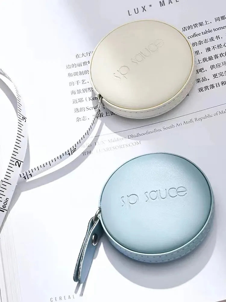 Soft Square Retractable Tape Measure with Push Button – Soft Body Measuring Sewing Tape Inch Ruler Tool