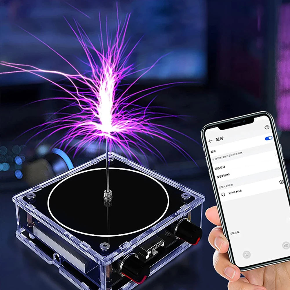 Multi-Function Tesla Music Coil Speaker – Wireless Transmission Lighting, Science & Education Experimental Product
