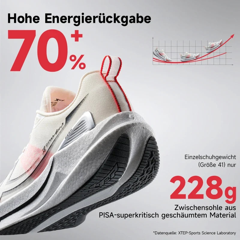 Xtep 2000km 5.0 Running Shoes - Lightweight Cushioned Sneakers for Jogging & Daily Training
