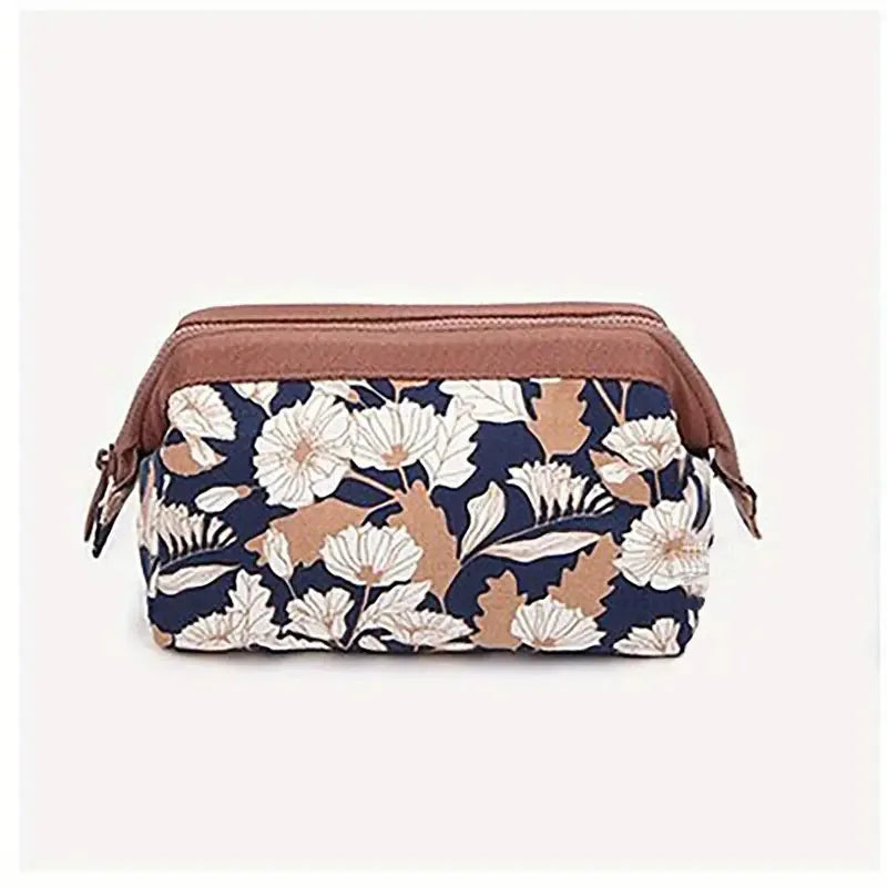 Women’s Flamingo Makeup Bag – Large Travel Toiletry & Cosmetic Organizer Pouch