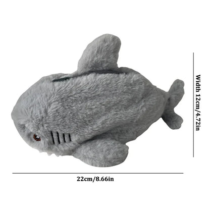 Large Capacity Plush Shark Pencil Case – Cute Ocean-Themed Pen Pouch, Portable Cosmetic & Storage Bag