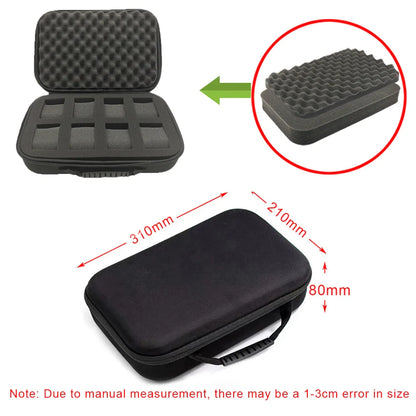 DIY Foam Hard Carry Case Storage Bag – Shockproof Travel Zipper Organizer for Camera & Outdoor Tool Accessories