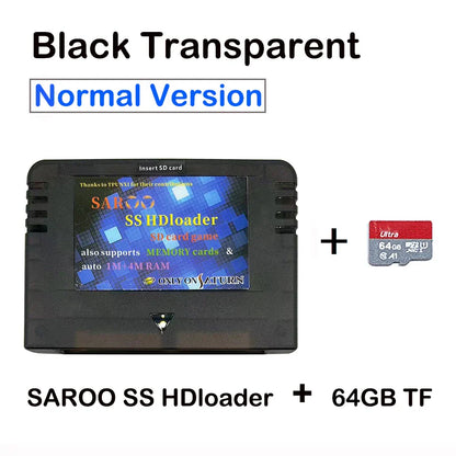 2025 V0.7 SAROO SS HDLoader Game Cartridge — SD/TF Card Support for Sega Saturn, Play Without CD