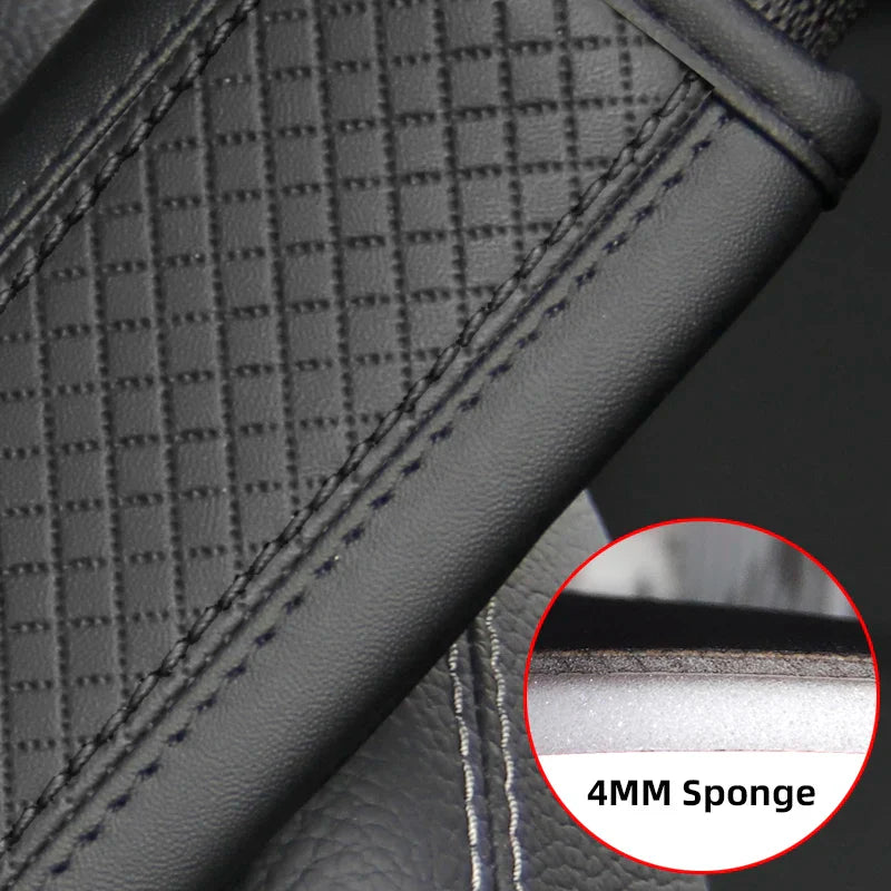 PU Leather Seat Belt Shoulder Cover - Breathable Safety Belt Padding for Car Accessories - Auto Interior Protection