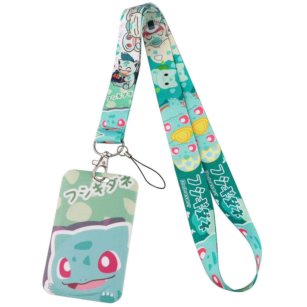 FI24 Japanese Anime Lanyard – Student Card & Badge Holder, Neck Strap for Phone, Subway & Access Cards, Gift for Kids