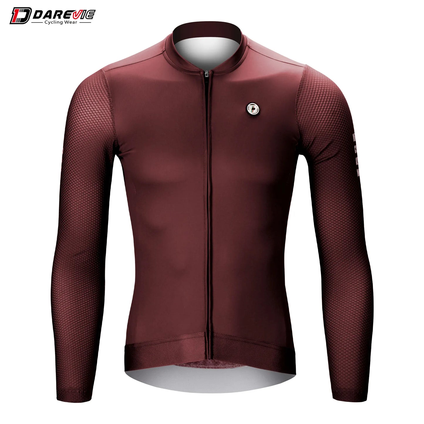 DAREVIE Long Sleeve Cycling Jersey — Pro Aero Slim Fit with 3D Bubble Mesh for Men & Women