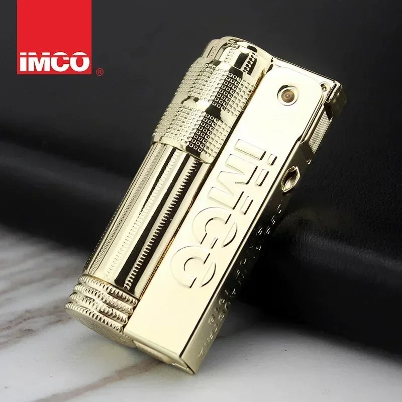 IMCO Aiku 6700 Metal Lighter – Austrian Retro Trench Design, Windproof Kerosene Lighter for Men’s Smoking Gift