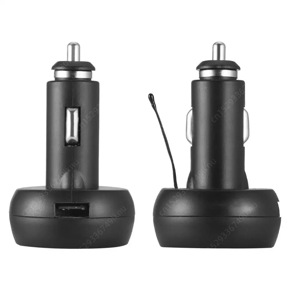 3-in-1 Car Charger & Voltmeter – 12/24V USB Charger with Thermometer, LED Digital Display & Current/Volt Detector