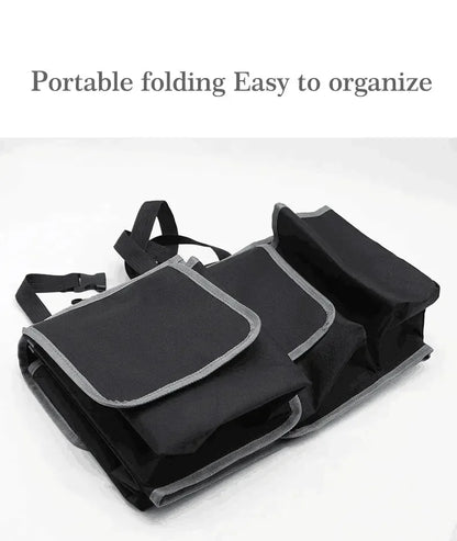 Car Trunk Organizer & Backseat Storage Bag – High Capacity Multi-Use Oxford Seat Back Organizer for Automobile Interior