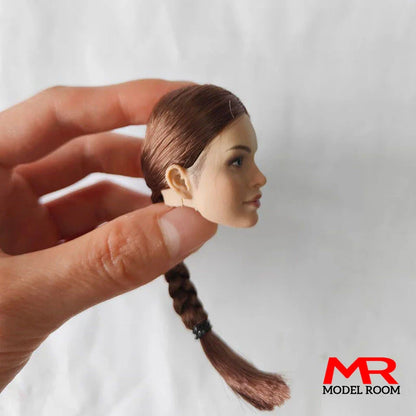VCF-2052 1/6 Russian Special Forces Female Head Sculpt — Suntan Soldier Head for 12" Action Figure Dolls