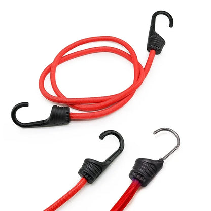 Motorcycle Elastic Luggage Rack with Hooks - Adjustable Cargo Lashing Rope & Fixing Belt for Bike Accessories