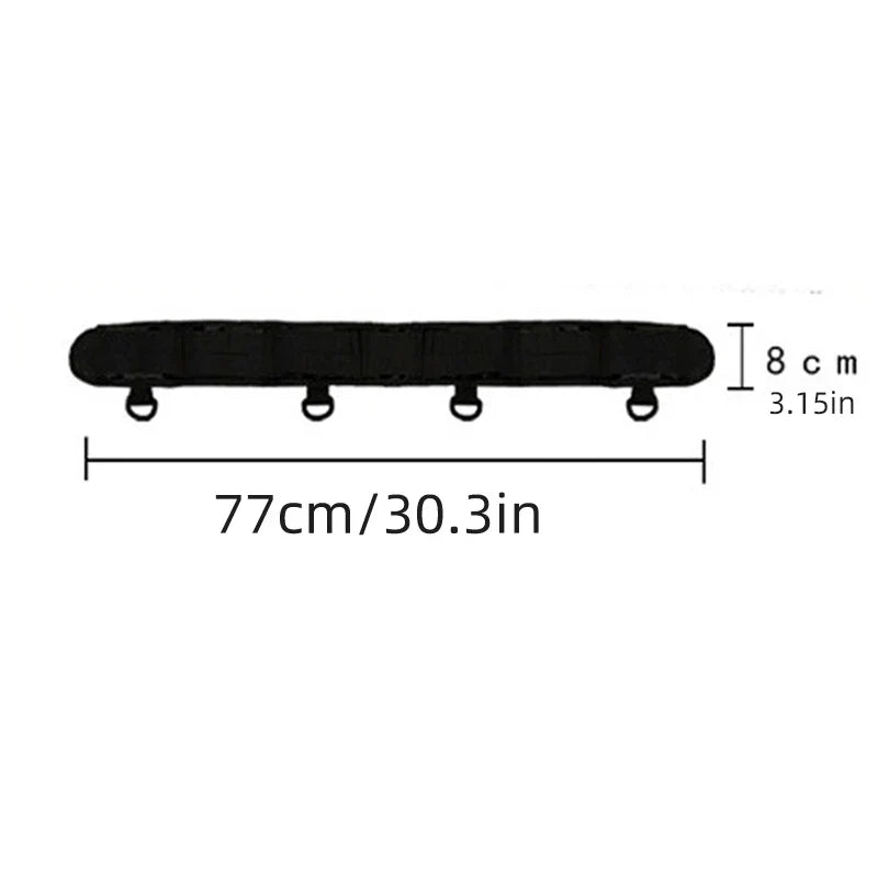 Tactical Nylon Waist Strap: Compatible with Belt for Outdoor Training and Sports
