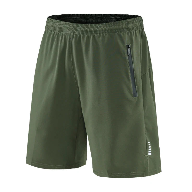 Men's Quick-Dry Running Shorts – Knee-Length Casual Fitness & Gym Training Shorts 2022