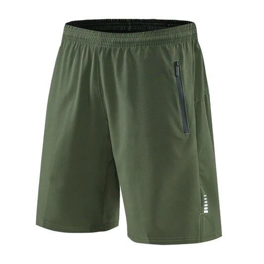 Men's Quick-Dry Running Shorts – Knee-Length Casual Fitness & Gym Training Shorts 2022