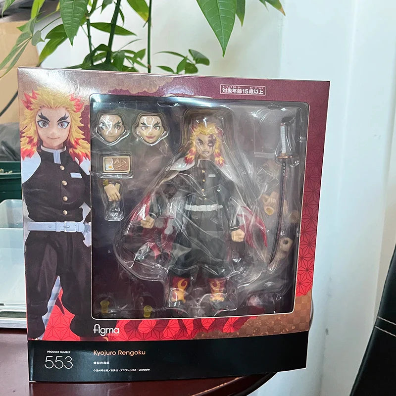Figma Demon Slayer Action Figures – Rengoku, Tanjirou, Nezuko & Zenitsu Kimetsu no Yaiba Toys