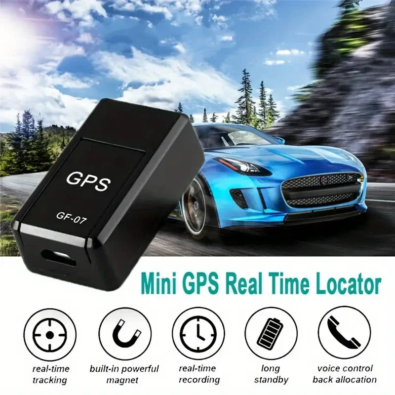 Micro Magnetic GPS Tracker - Real-Time Anti-Theft Vehicle and Motorcycle Tracking Monitor, Personal Loss Prevention Mini GPS