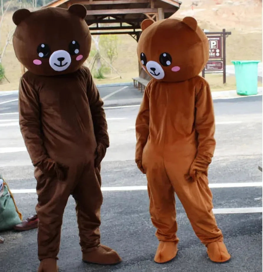 Brown Bear Plush Doll Costume – Festival & Party Wear, Ideal Halloween & Christmas Gift for All Ages