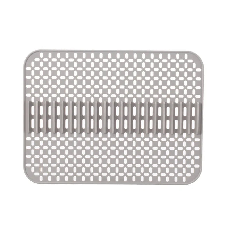 Food-Grade Silicone Hollow Insulation Mat – Non-Slip Kitchen Sink Protector & Desktop Table Mat