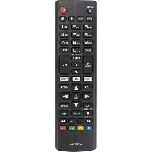 AKB75095308 Universal Remote Control for LG TV Models 32LJ610V, 43UJ634V, 49UJ634V, 55UJ634V, 65UJ634V & More