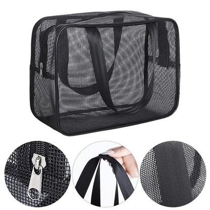 New Mesh Bathing Bag – Portable Shower Toiletry Pouch for Travel Makeup Storage & Bath Essentials