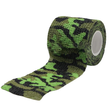 Camouflage Invisible Tape — Reusable Self-Cling Camo Wrap for Hunting Rifle & Outdoor Camping